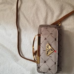 Baby Phat wallet with crossbody strap